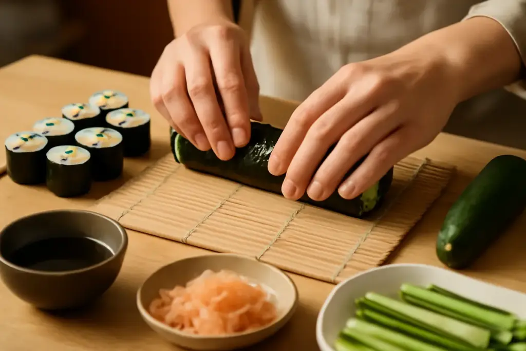 Hosomaki: tecnica facile per ottenere rotolini compatti come al sushi bar
