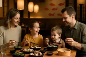 Posso portare bambini al ristorante giapponese? Idee per una serata piacevole anche con i più piccoli