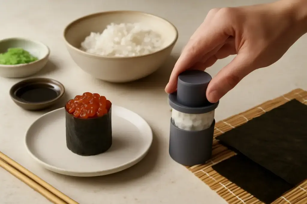 Ricetta gunkan maki: come ottenere la forma cilindrica senza sforzo extra