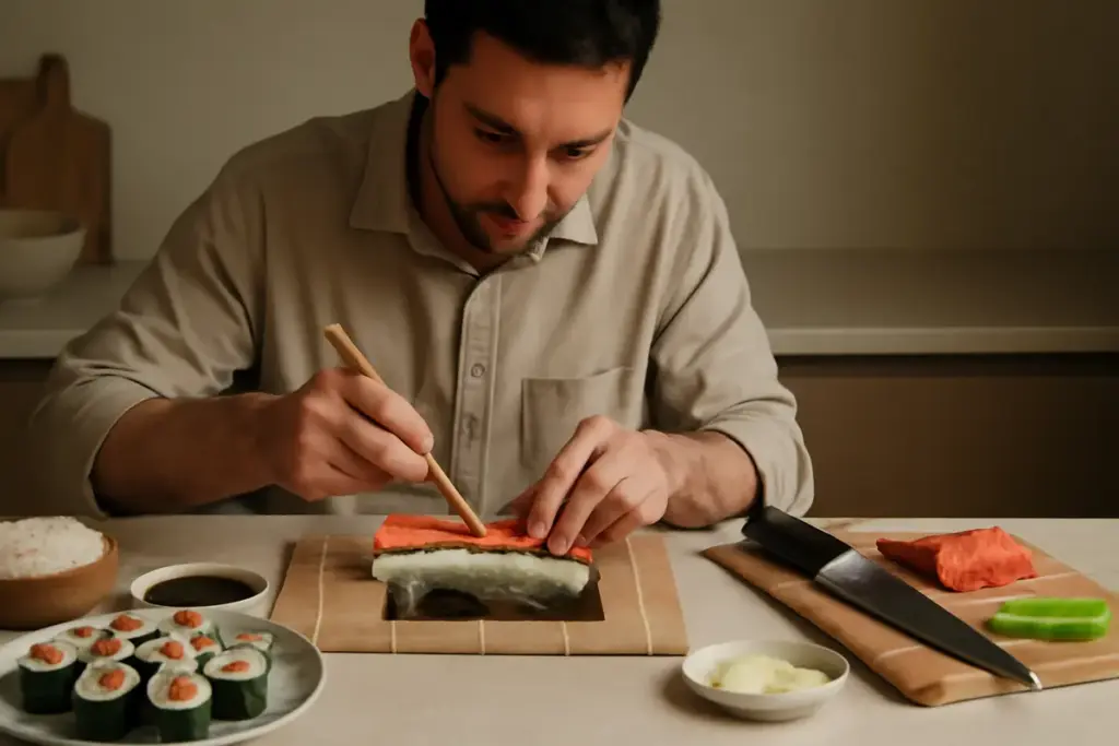 Sushi fatto in casa senza sbagliare: la tecnica base che cambia tutto