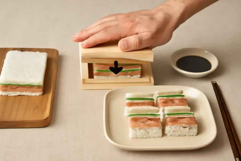 Ricetta oshizushi spiegata bene: il metodo per compact roll saporiti ottimi da servire anche freddi