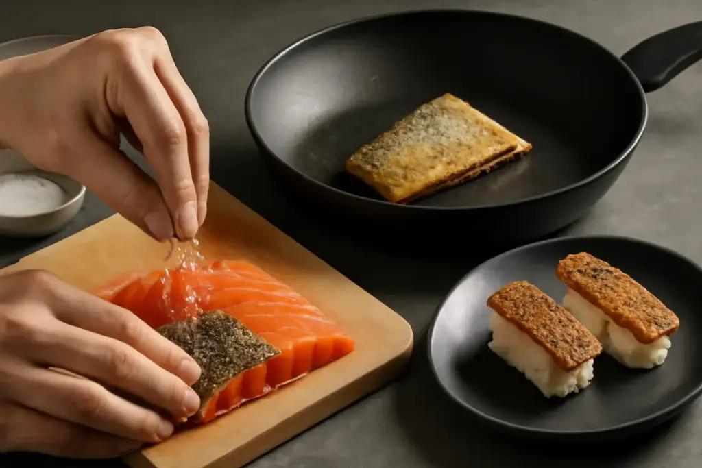 Come si prepara la pelle di salmone croccante per il sushi? Il procedimento infallibile per una texture perfetta