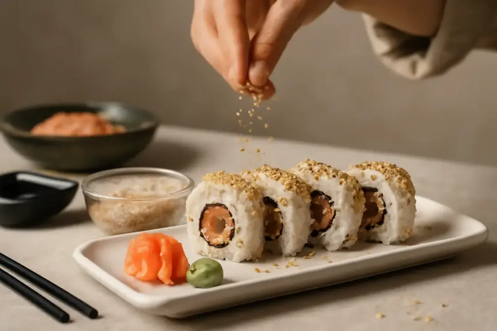 Semi di sesamo sul sushi: il tocco che valorizza i sapori e ne aumenta la digeribilità
