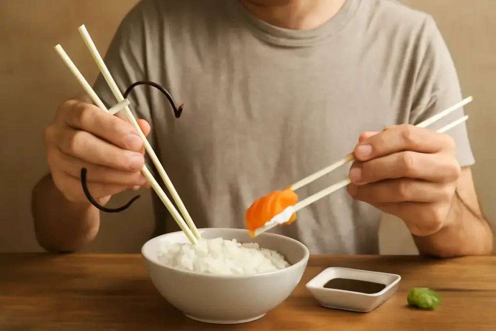 Fai fatica a usare le bacchette? I trucchi semplici che ti fanno mangiare come un giapponese