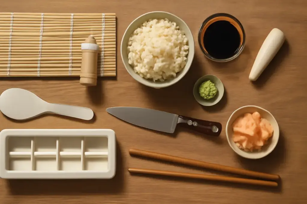 Quali strumenti servono davvero per il sushi a casa? Gli accessori indispensabili spiegati