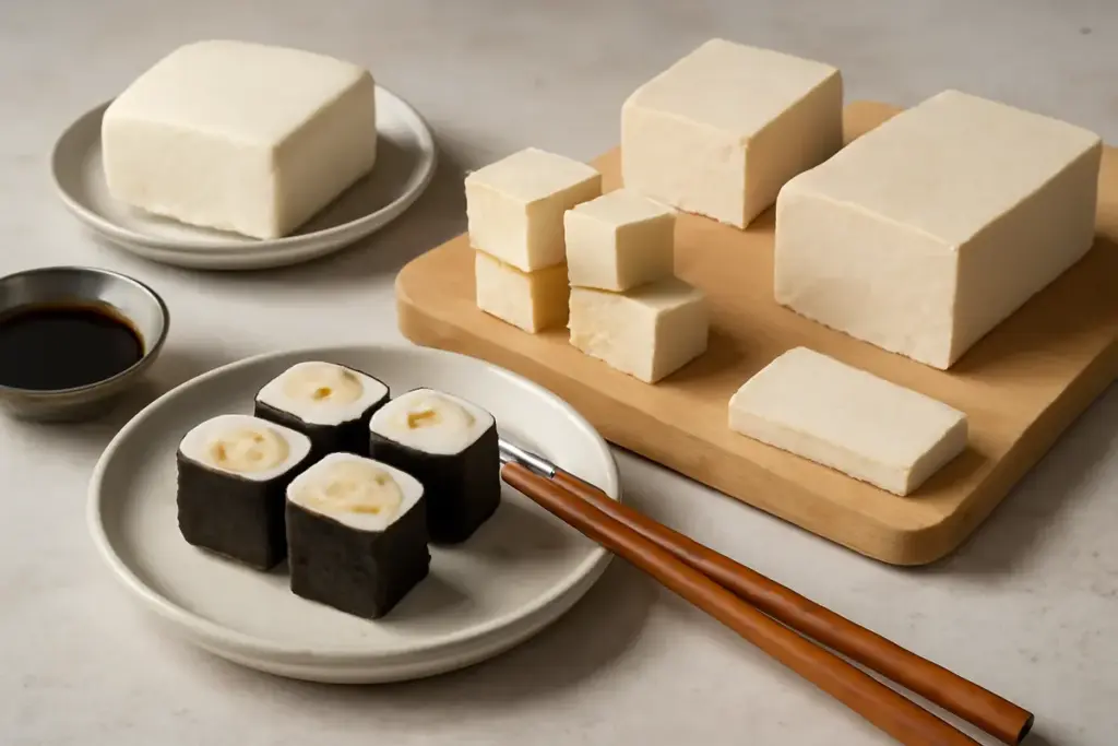 Tofu nel sushi: le varietà più adatte e il metodo giusto per ottenere una texture perfetta