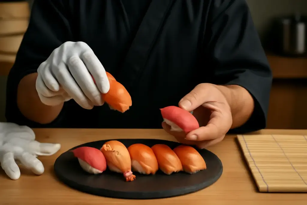 Come si usano i guanti nella preparazione del sushi? Il motivo igienico e le alternative in cucina giapponese