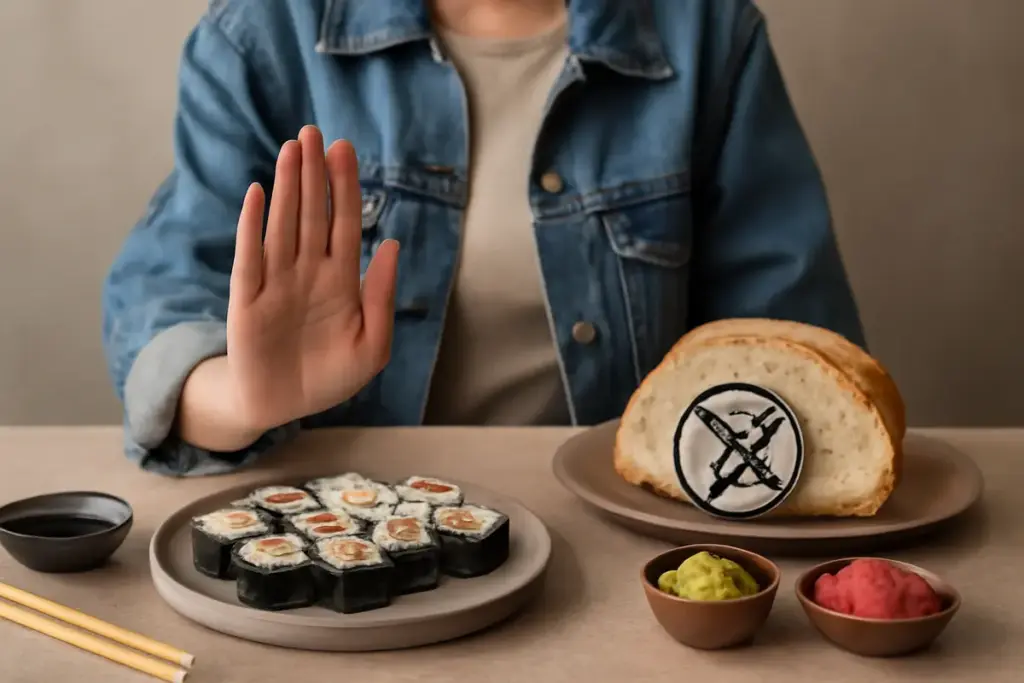 Sushi e glutine: quali ricette preparare se hai intolleranze e come evitare rischi nascosti