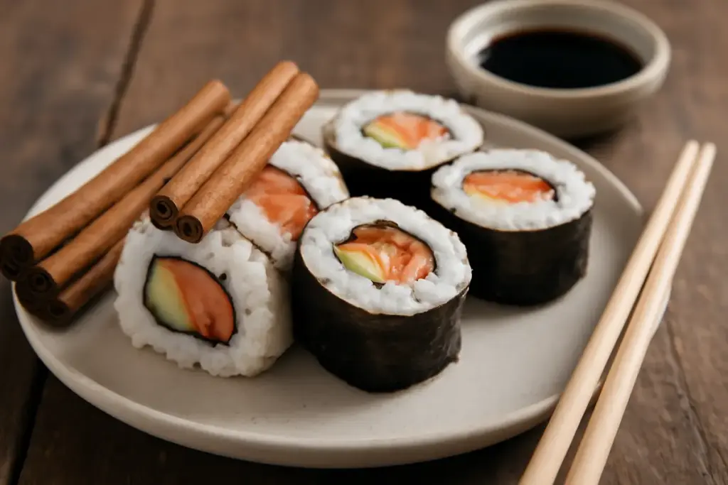 Cannella e sushi: l’abbinamento inaspettato che esiste davvero