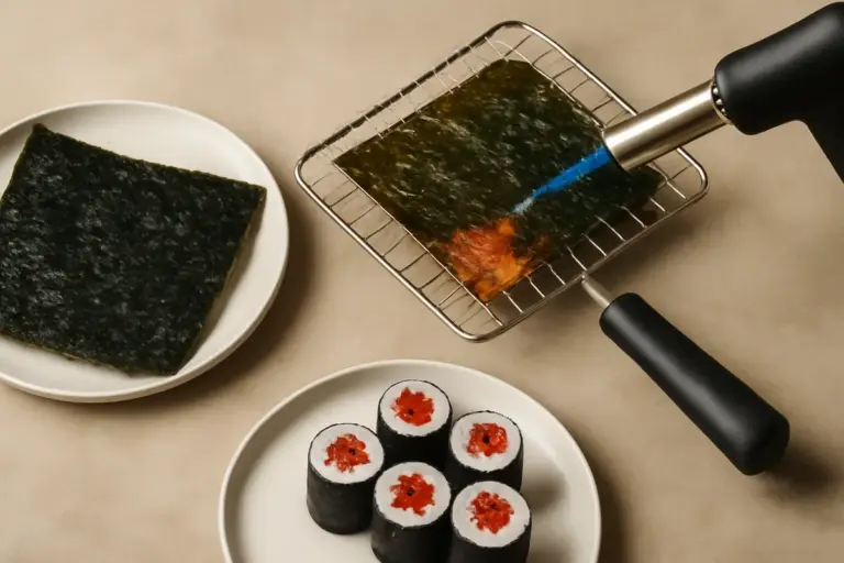 Alga nori: perché una buona tostatura cambia completamente il gusto del tuo sushi